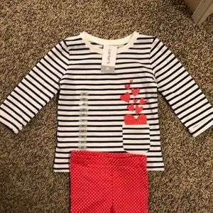Girls toddler outfit from carters